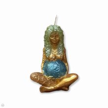 Festett földanya gyertya