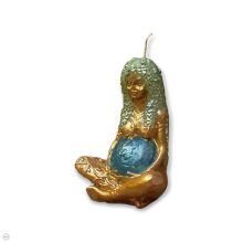 Festett földanya gyertya