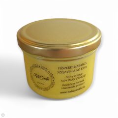 Fűszeres narancs szójaviasz illatgyertya