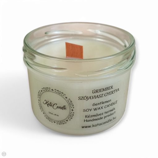 Úriember szójaviasz illatgyertya