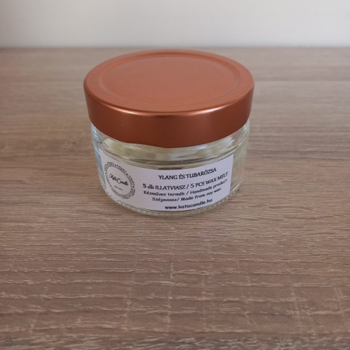Ylang és tubarózsa illatviasz üvegben 5 db