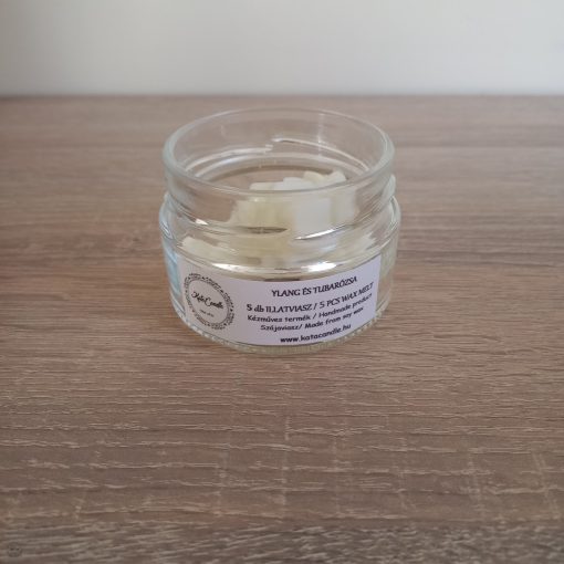 Ylang és tubarózsa illatviasz üvegben 5 db