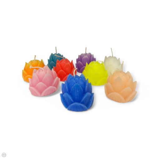 Lótusz bimbó gyertya