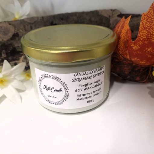 Kandalló varázs szójaviasz illatgyertya