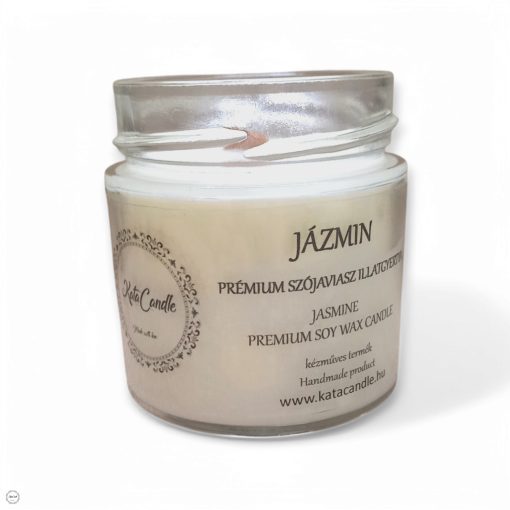 Jázmin prémium szójaviasz illatgyertya