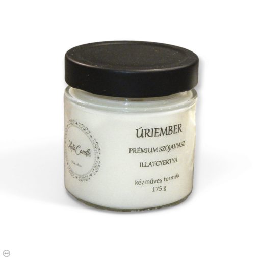 Úriember prémium szójaviasz illatgyertya