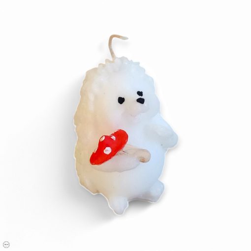 Festett süni gombával gyertya