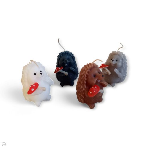 Festett süni gombával gyertya