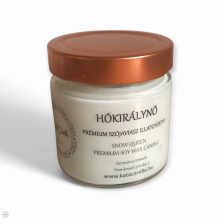 Hókirálynő prémium szójaviasz illatgyertya